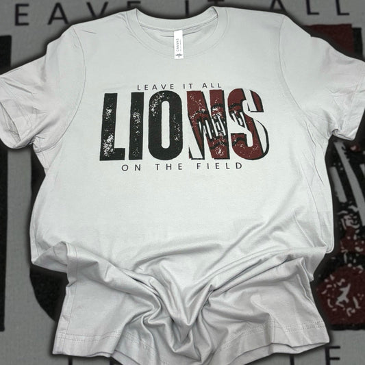 Lions Football Leave It All On The Field T-Shirt