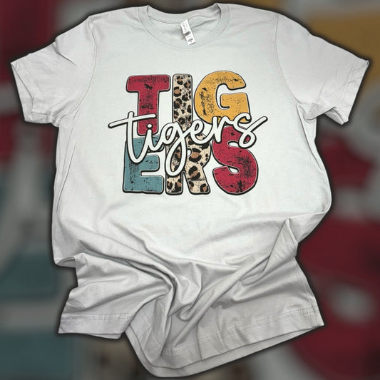 Tigers Colorful Leoaprd T-Shirt