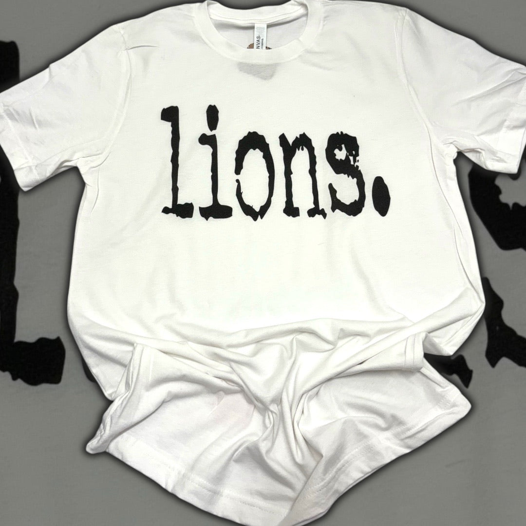 Lions Typography T-Shirt