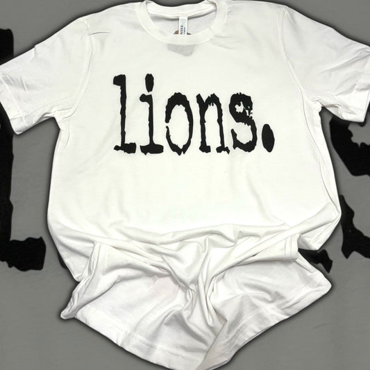 Lions Typography T-Shirt