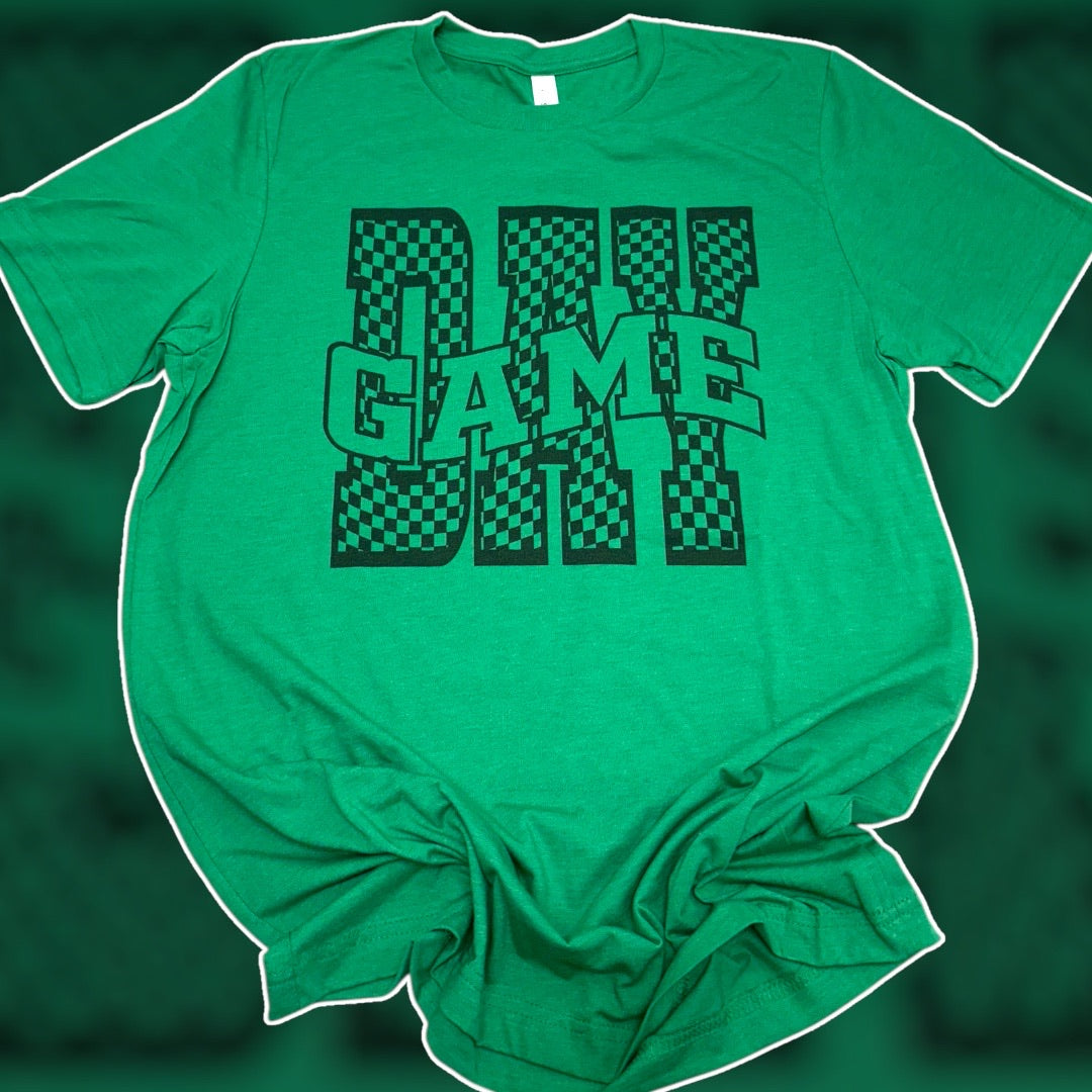 Game Day Checkered T-Shirt