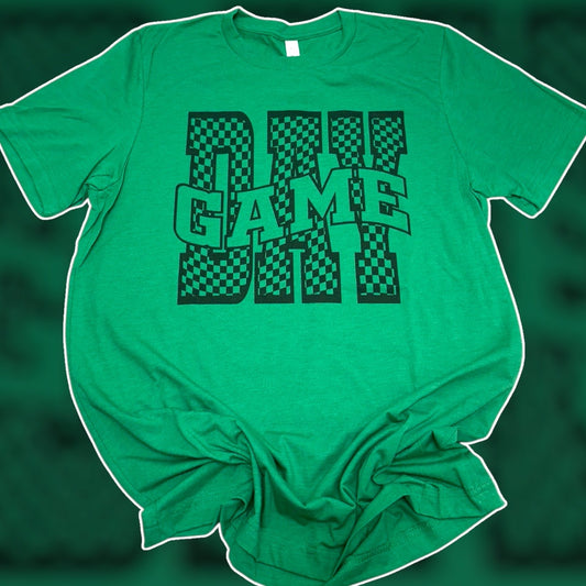 Game Day Checkered T-Shirt