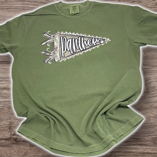 Panthers Camo Pendant Flag T-Shirt