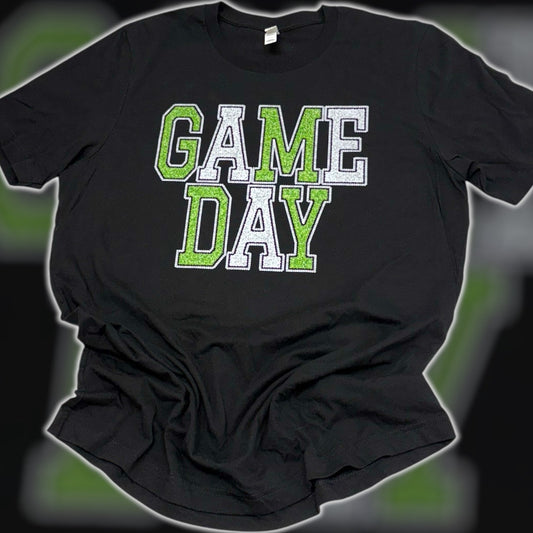 Green Game Day Sparkle T-Shirt