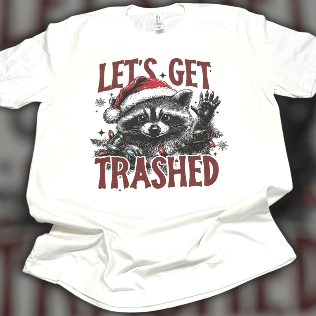 Let’s Get Trashed Christmas T-Shirt