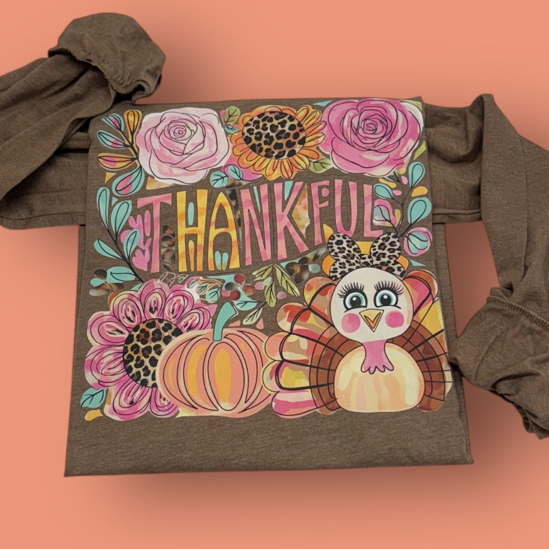 Thankful Turkey Long Sleeve T-Shirt