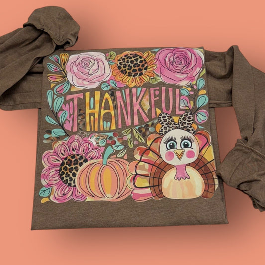 Thankful Turkey Long Sleeve T-Shirt