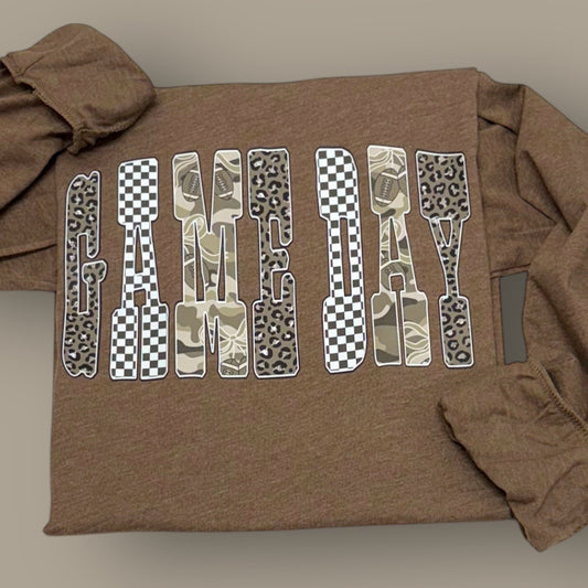 Game Day Camo Long Sleeve T-Shirt