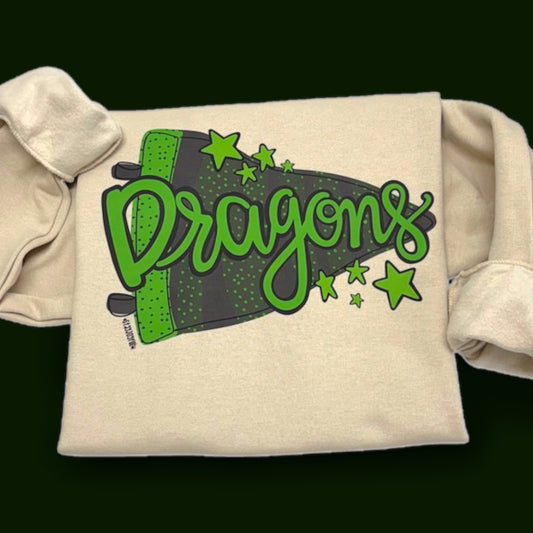 Dragons Pendant Flag Exclusive Crewneck Sweatshirt