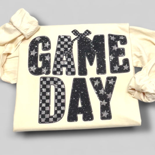 Game Day Black/Silver T-Shirt
