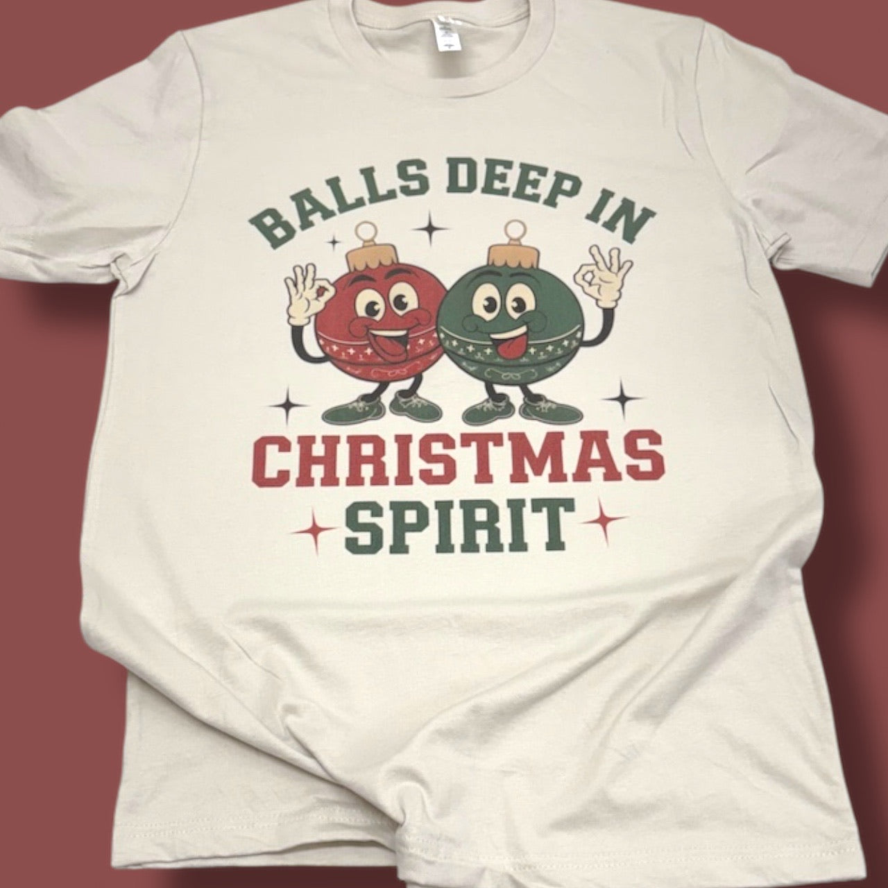 Balls Deep In Christmas Spirt T-Shirt
