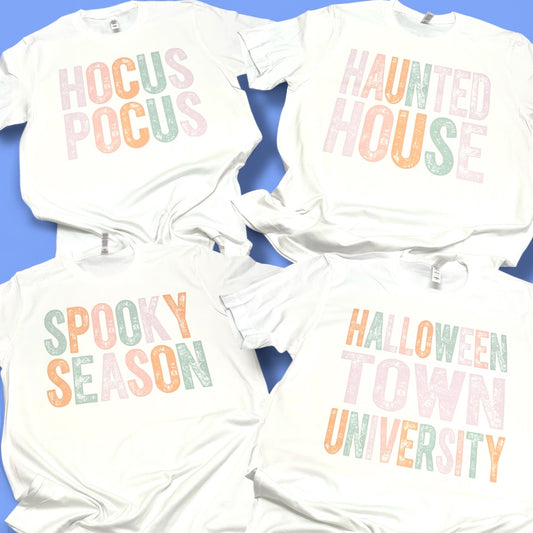 Halloween Distressed T-Shirts