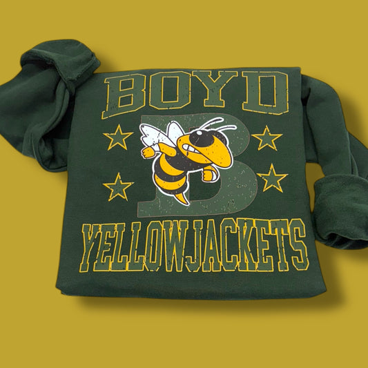 Boyd Yellowjackets Crewneck Sweatshirt