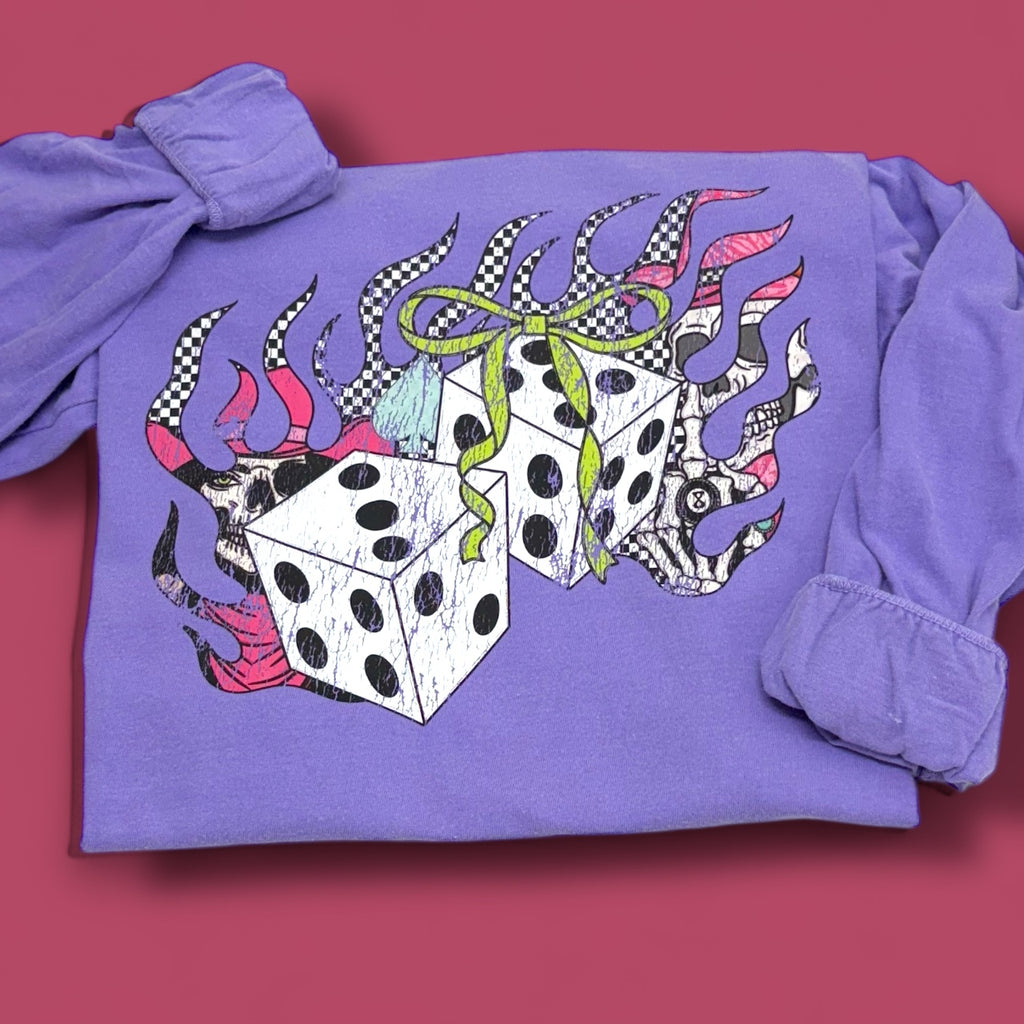 Western Checkered Dice T-Shirt
