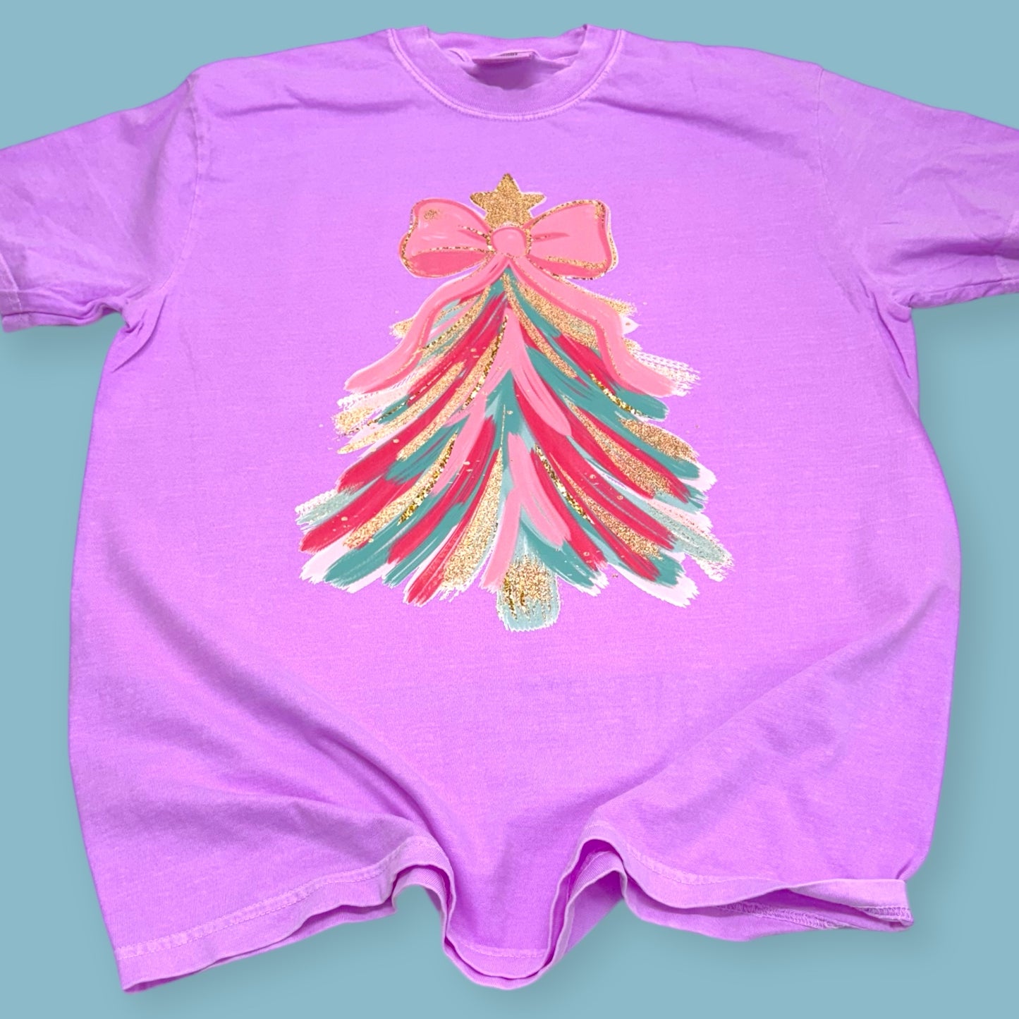 Painted Christmas Tree T-Shirt