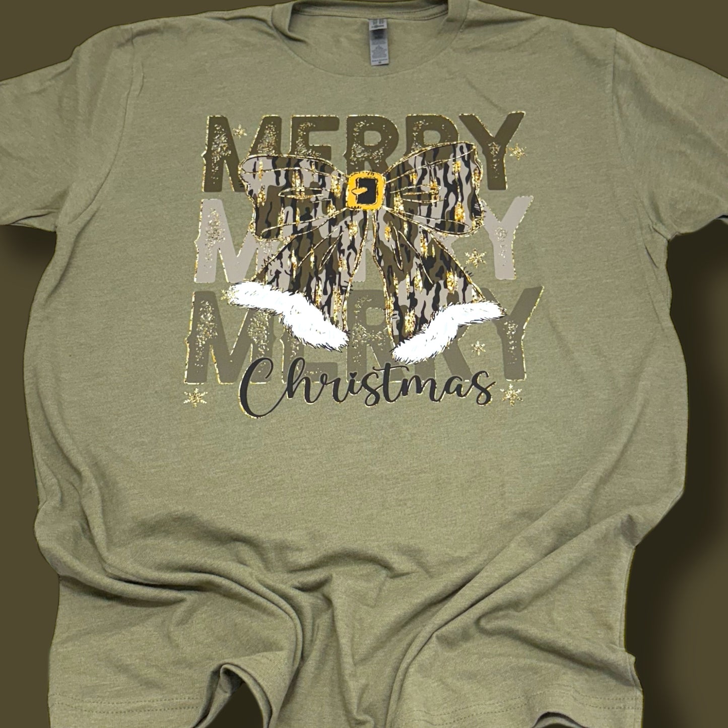 Merry Christmas Camo T-Shirt