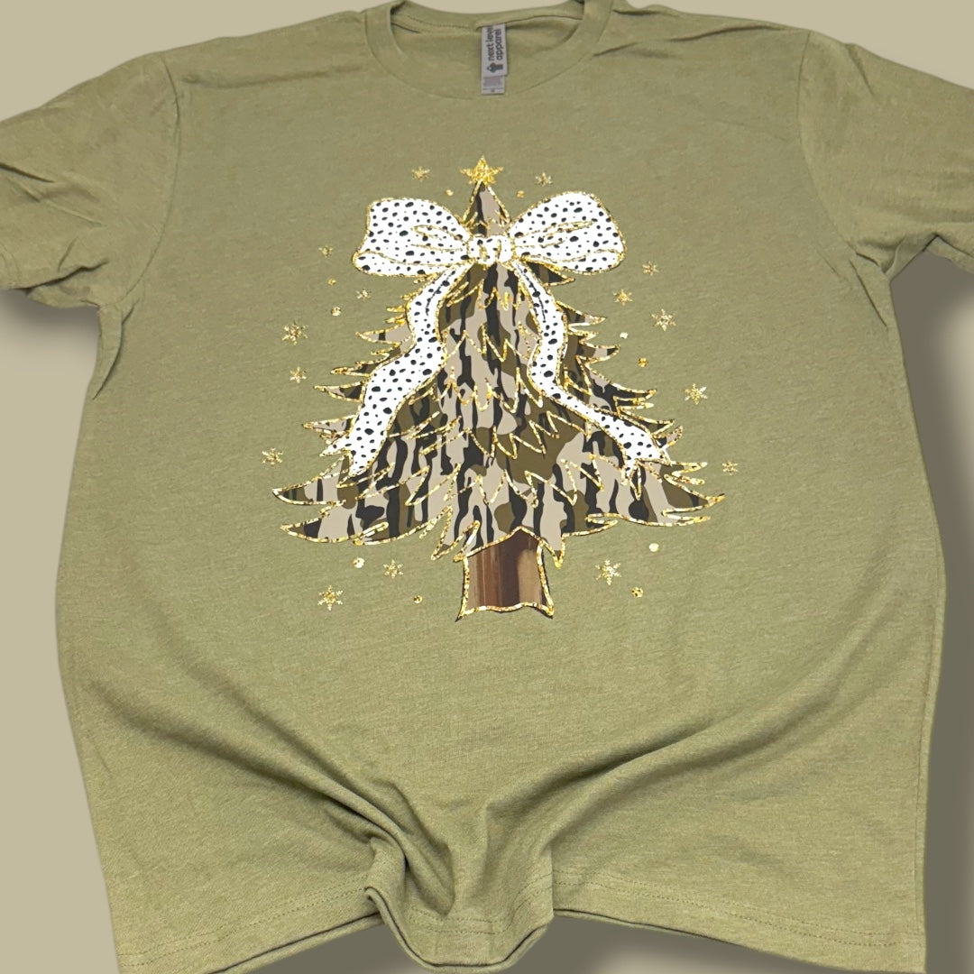 Camo Christmas Tree T-Shirt