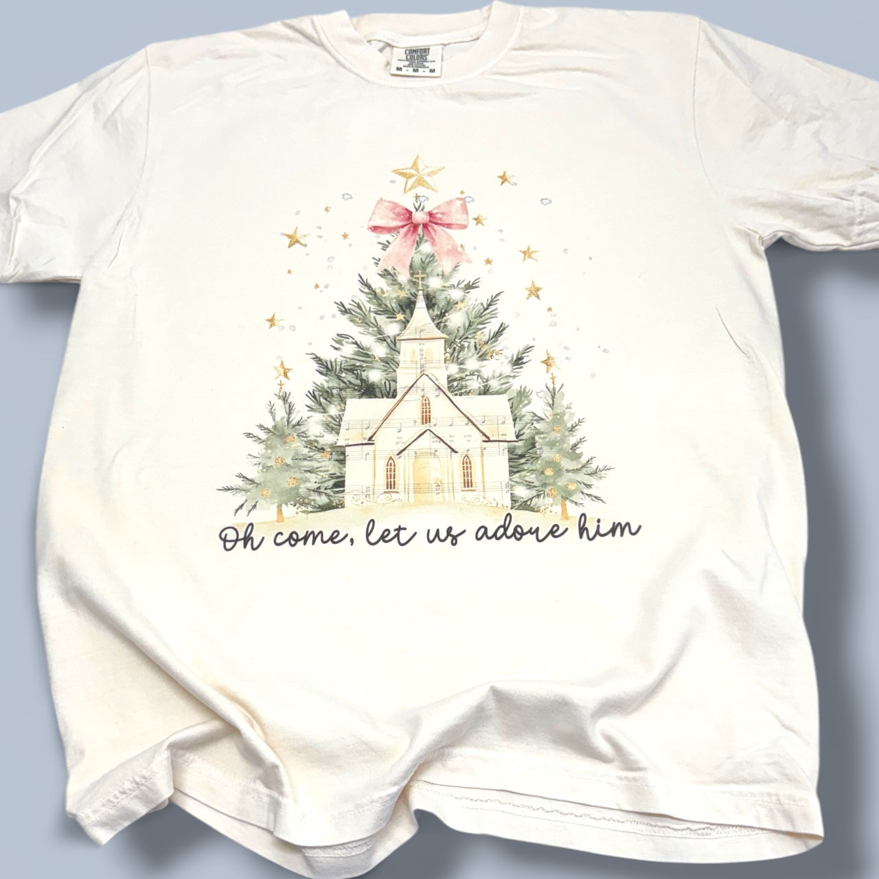 Oh Come, Let Us Adore Him Christmas T-Shirt
