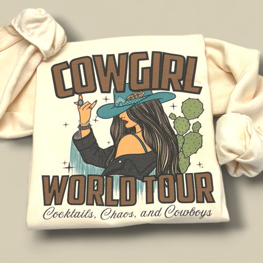 Cowgirl World Tour Crewneck Sweatshirt