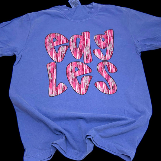 Eagles Pink Painted T-Shirt