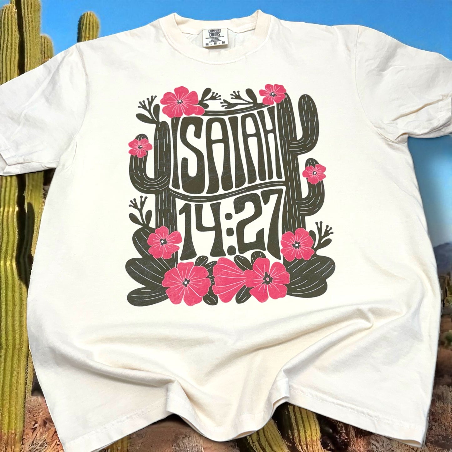 Isaiah 14:27 Cactus Florals T-Shirt