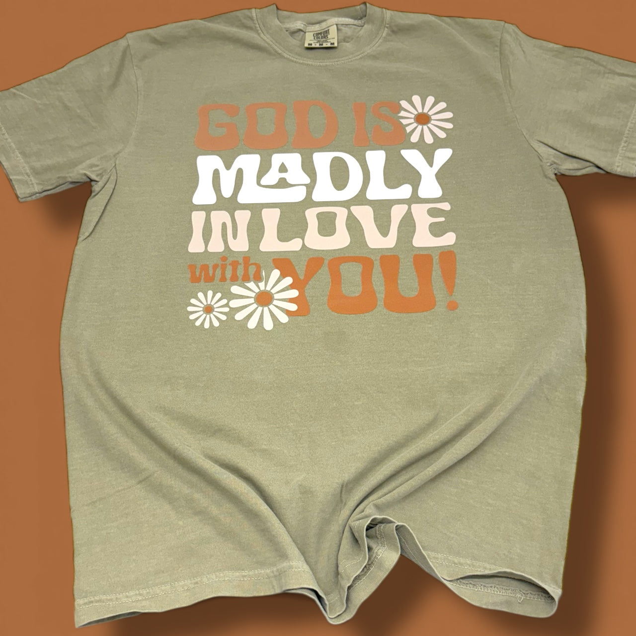 God Loves You Khaki T-Shirt