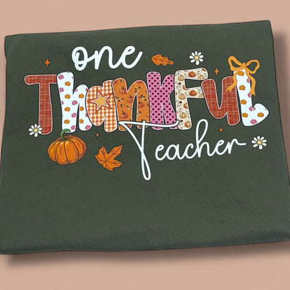 One Thankful Teacher T-Shirt