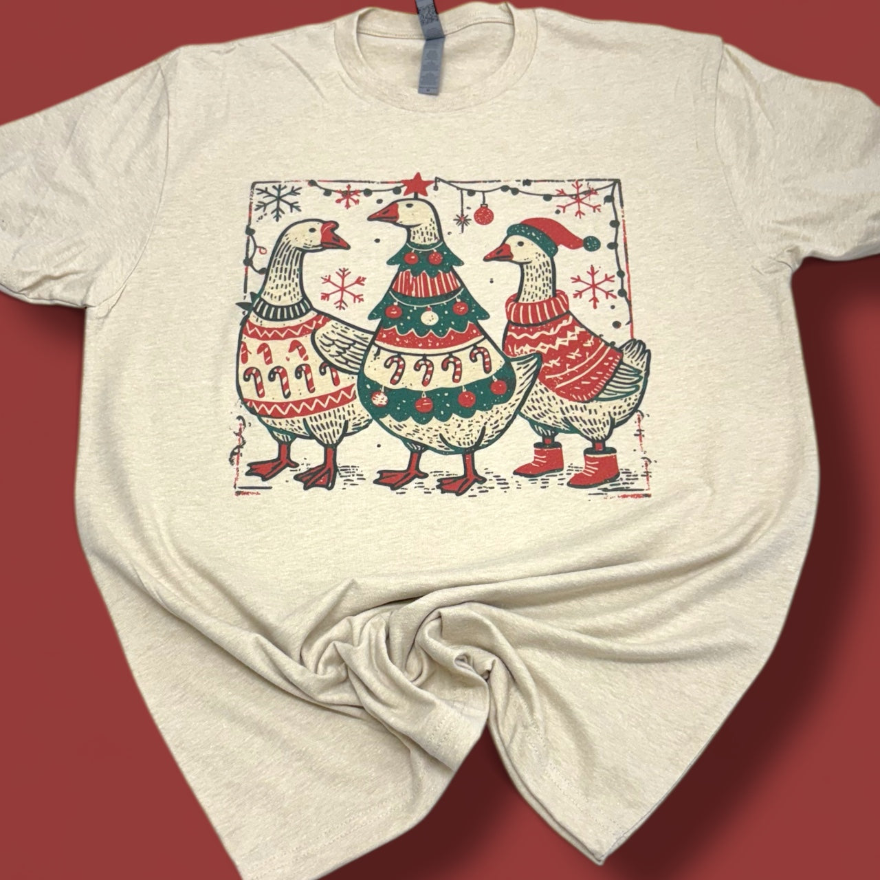 Christmas Sweater Gooses T-Shirt