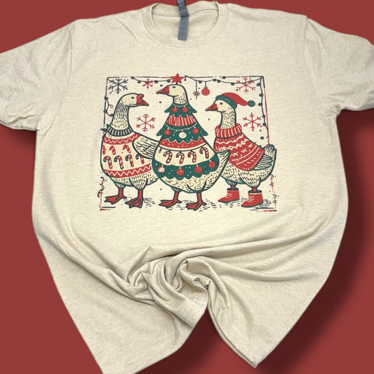 Christmas Sweater Gooses T-Shirt