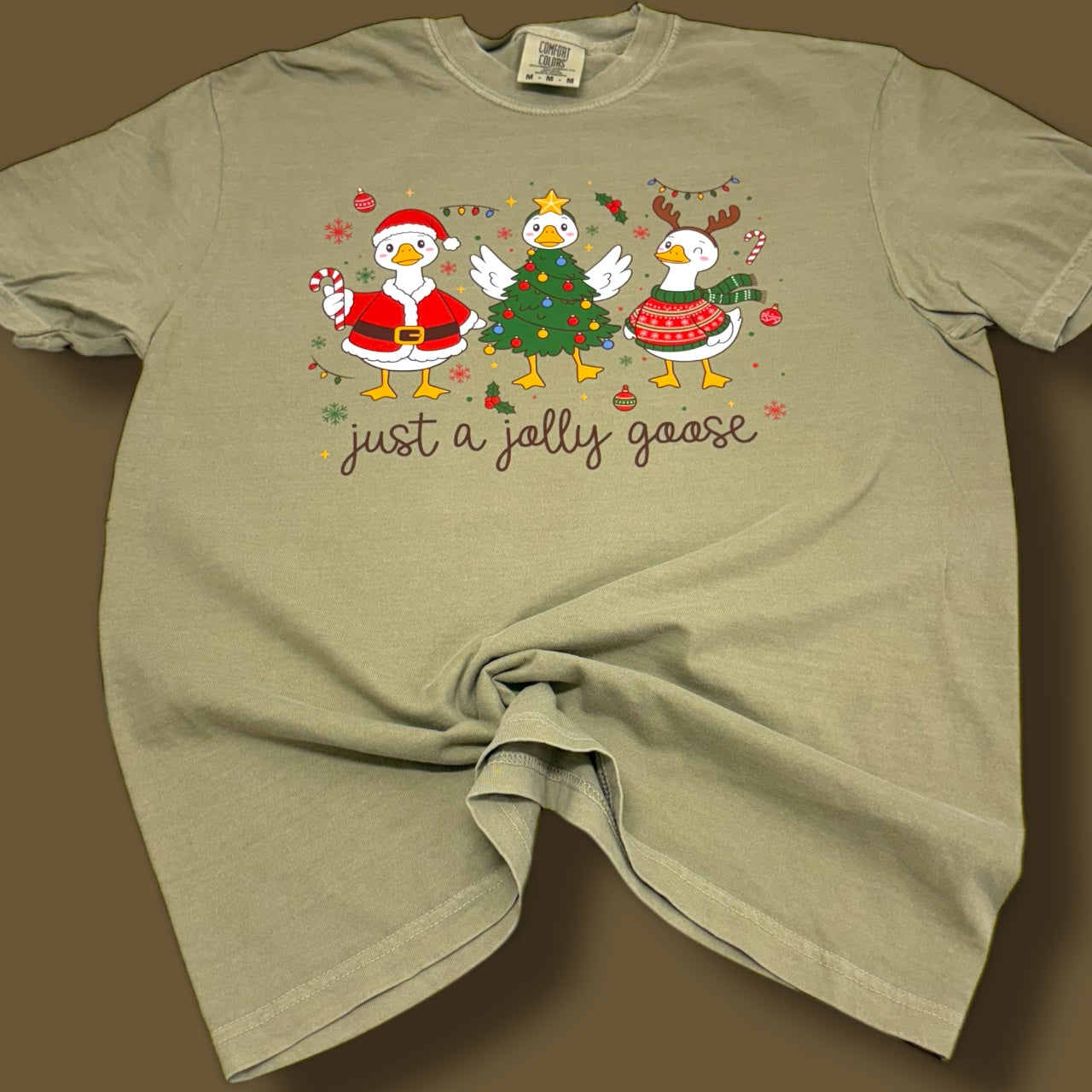 Just A Jolly Goose Christmas T-Shirt