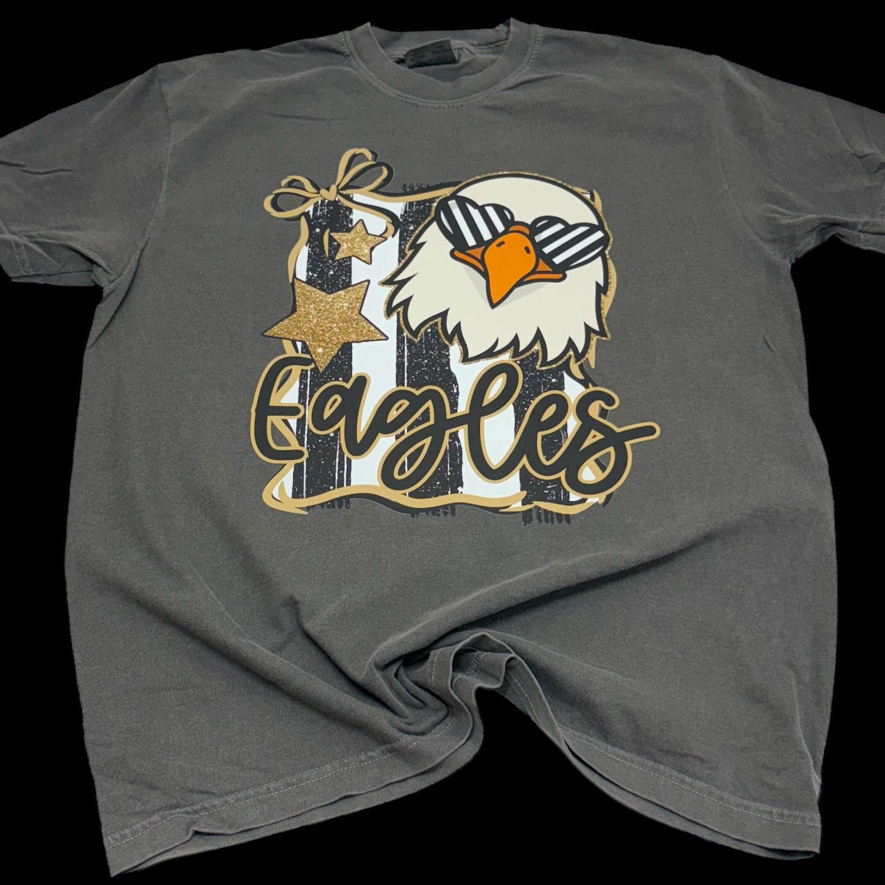 Eagles Mascot Gold T-Shirt