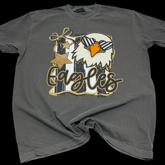 Eagles Mascot Gold T-Shirt