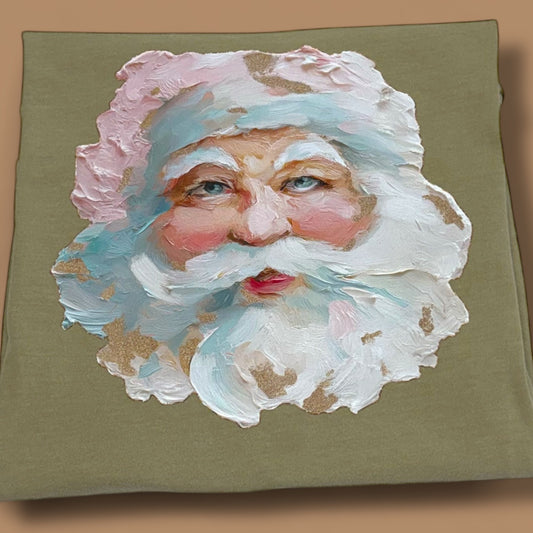 Pastel Painted Santa T-Shirt