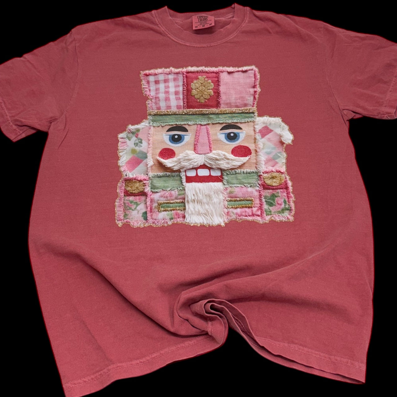 Nutcracker Patchwork Christmas T-Shirt