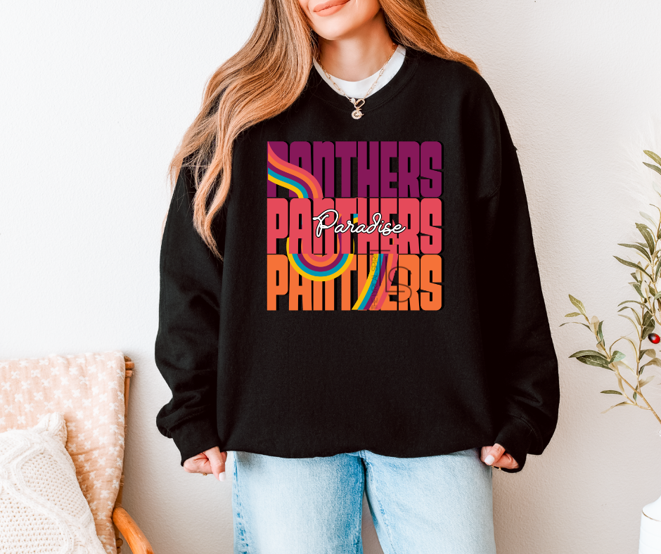 Retro Panthers Custom Exclusive Sweatshirt