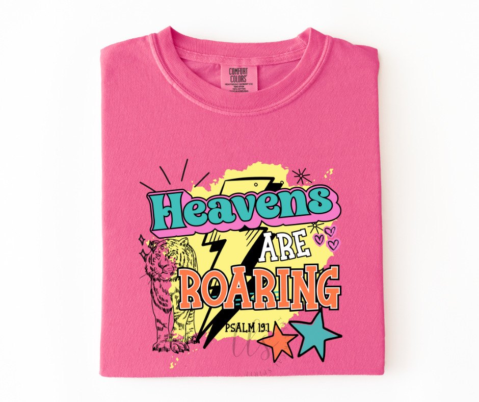 Heavens Are Roaring Neons T-Shirt