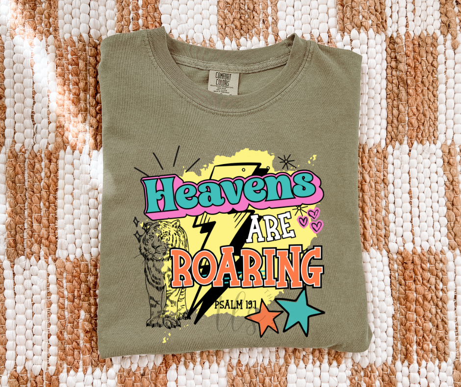 Heavens Are Roaring Neons T-Shirt
