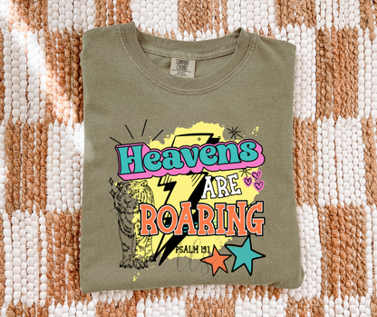 Heavens Are Roaring Neons T-Shirt