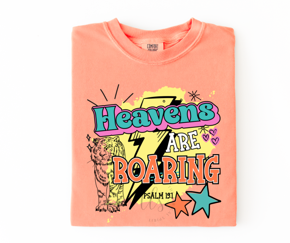 Heavens Are Roaring Neons T-Shirt