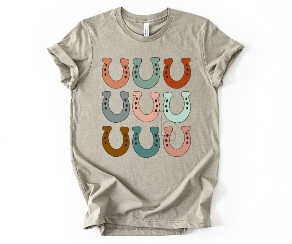 Rustic Horseshoes Custom Exclusive T-Shirt