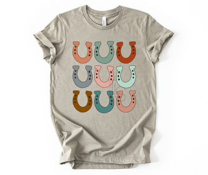 Rustic Horseshoes Custom Exclusive T-Shirt