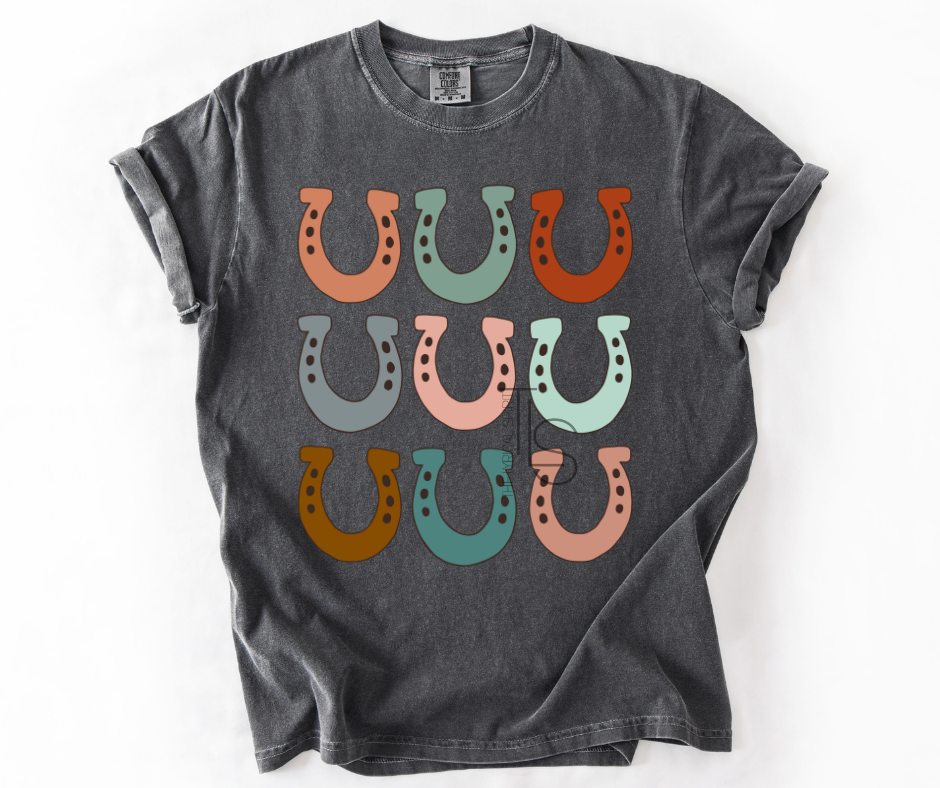 Rustic Horseshoes Custom Exclusive T-Shirt