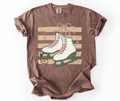 Ice Skating Winter Espresso T-Shirt