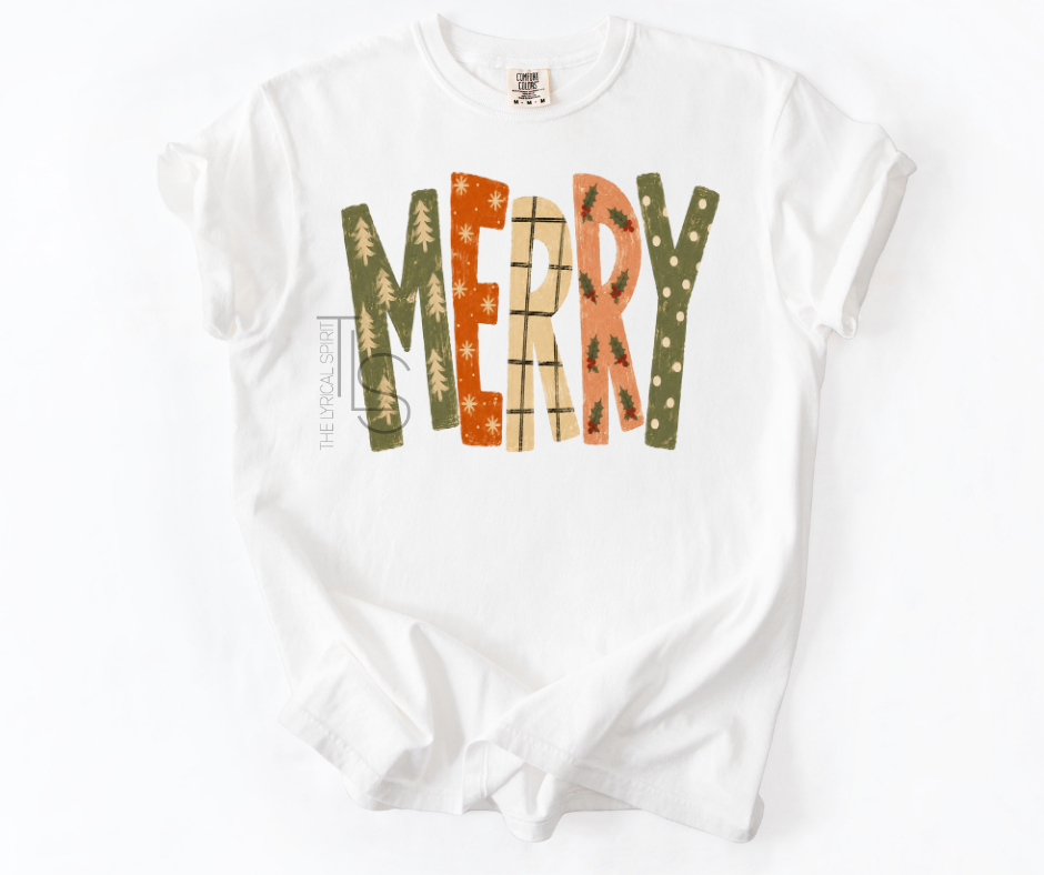 Merry Christmas Patterns T-Shirt