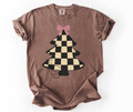 Checkered Christmas Tree T-Shirt