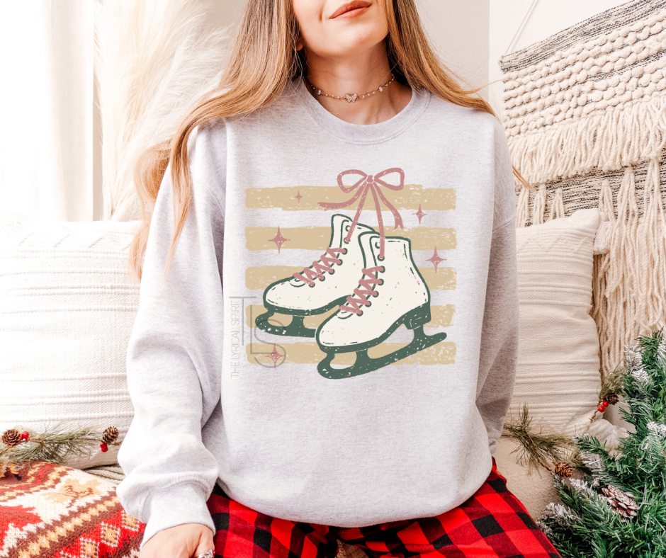 Ice Skating Winter Sweatshirt