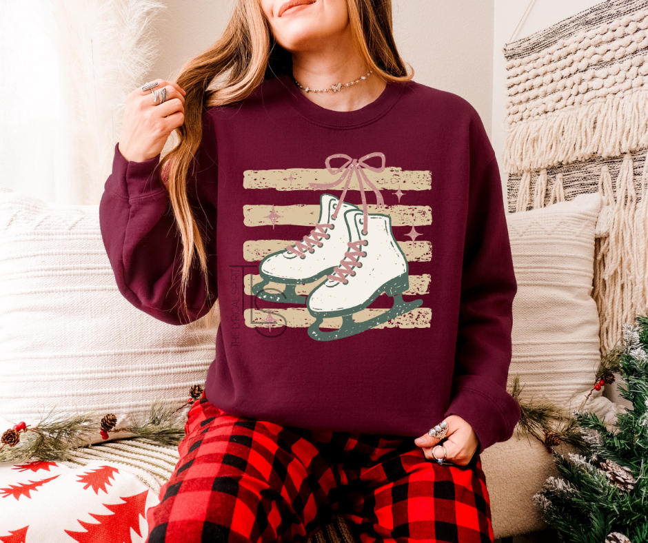 Ice Skating Winter Sweatshirt
