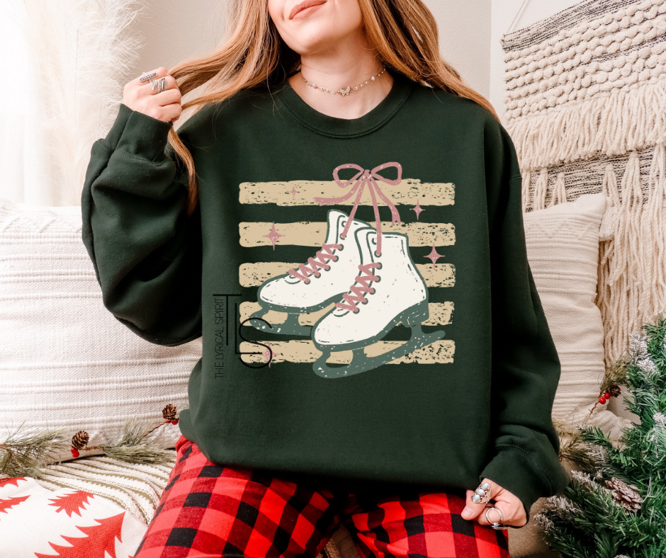 Ice Skating Winter Sweatshirt