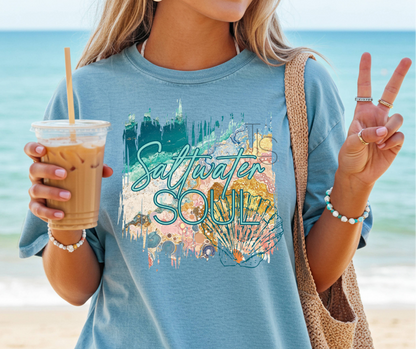 Saltwater Soul Custom Exclusive Comfort Colors T-Shirt