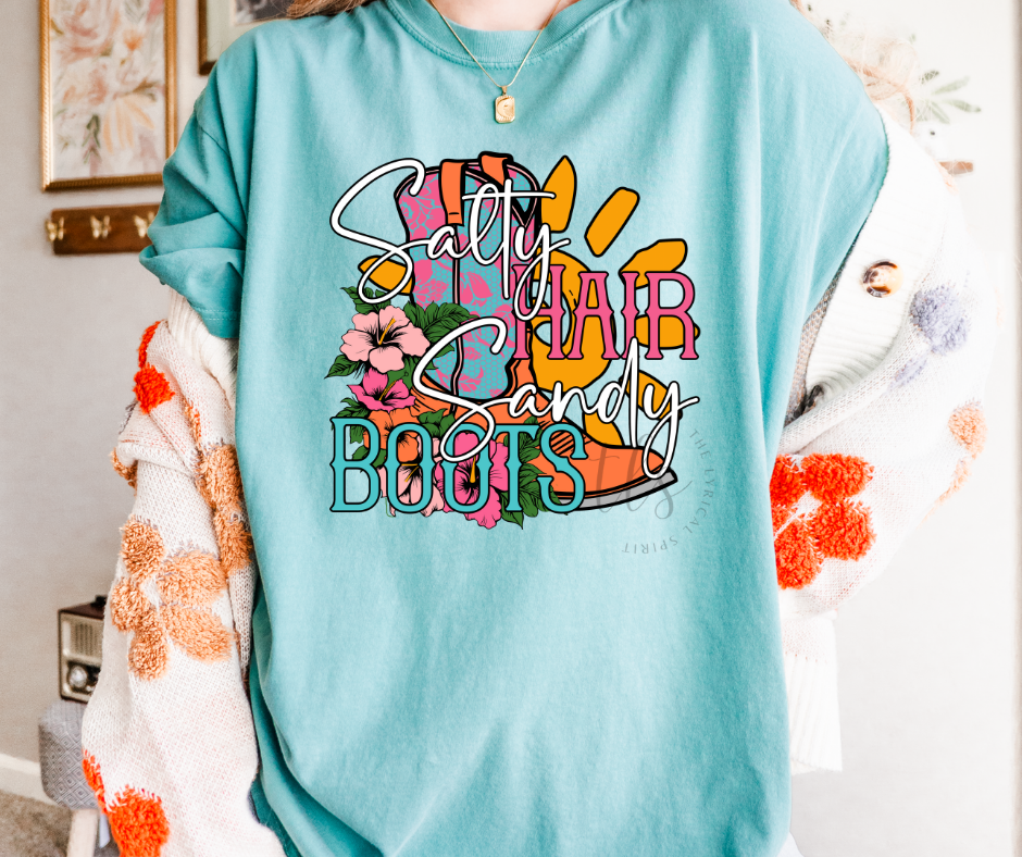 Salty Hair Sandy Boots T-Shirt 